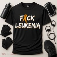 Fuck Leukemia Cooling Performance Crew T-Shirt thumb 3
