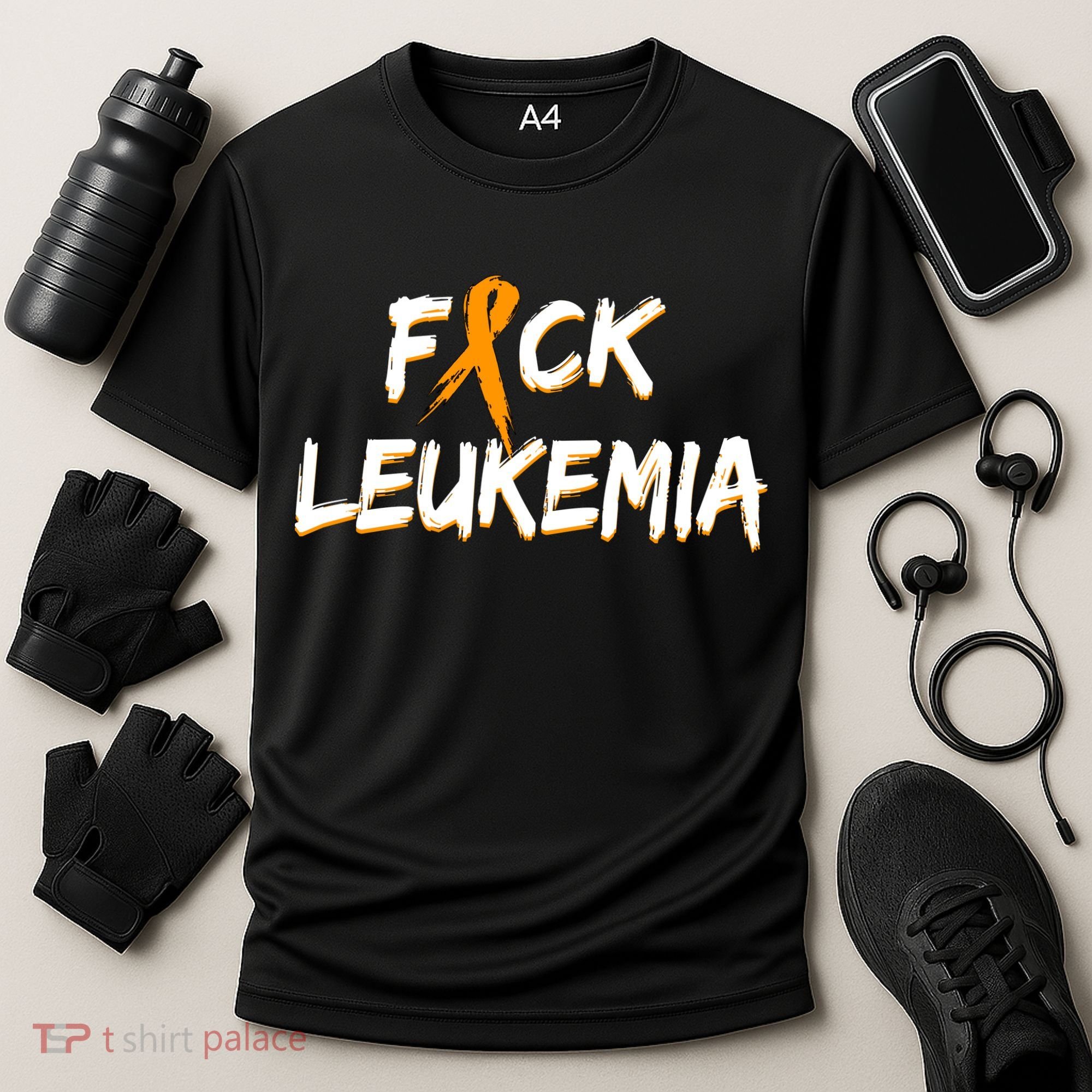 Fuck Leukemia Cooling Performance Crew T-Shirt