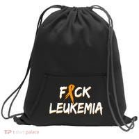 Fuck Leukemia Sweatshirt Cinch Pack Bag thumb 0