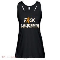 Fuck Leukemia Ladies Essential Flowy Tank thumb 0