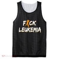 Fuck Leukemia Mesh Reversible Basketball Jersey Tank thumb 0