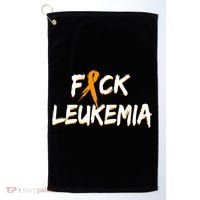 Fuck Leukemia Golf Towel thumb 0