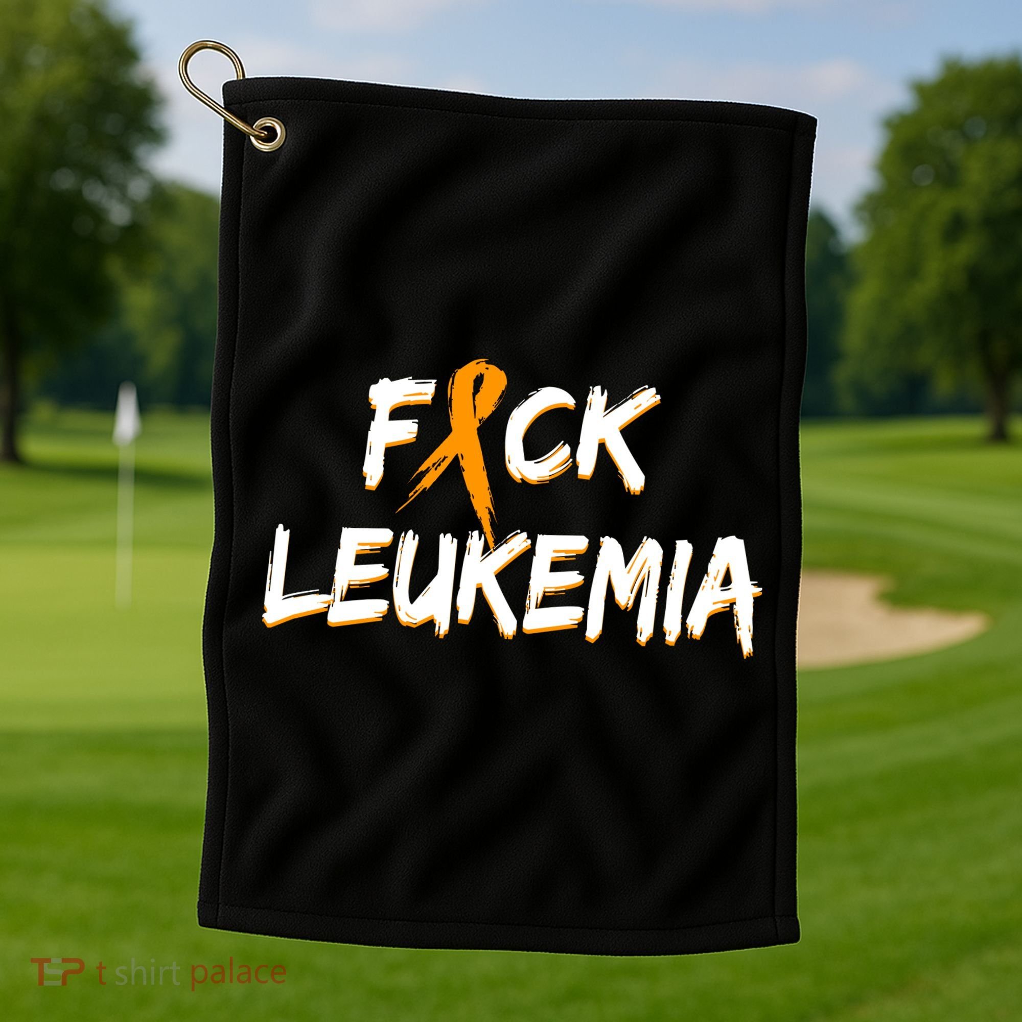 Fuck Leukemia Golf Towel
