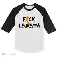Fuck Leukemia Kids Colorblock Raglan Jersey thumb 0