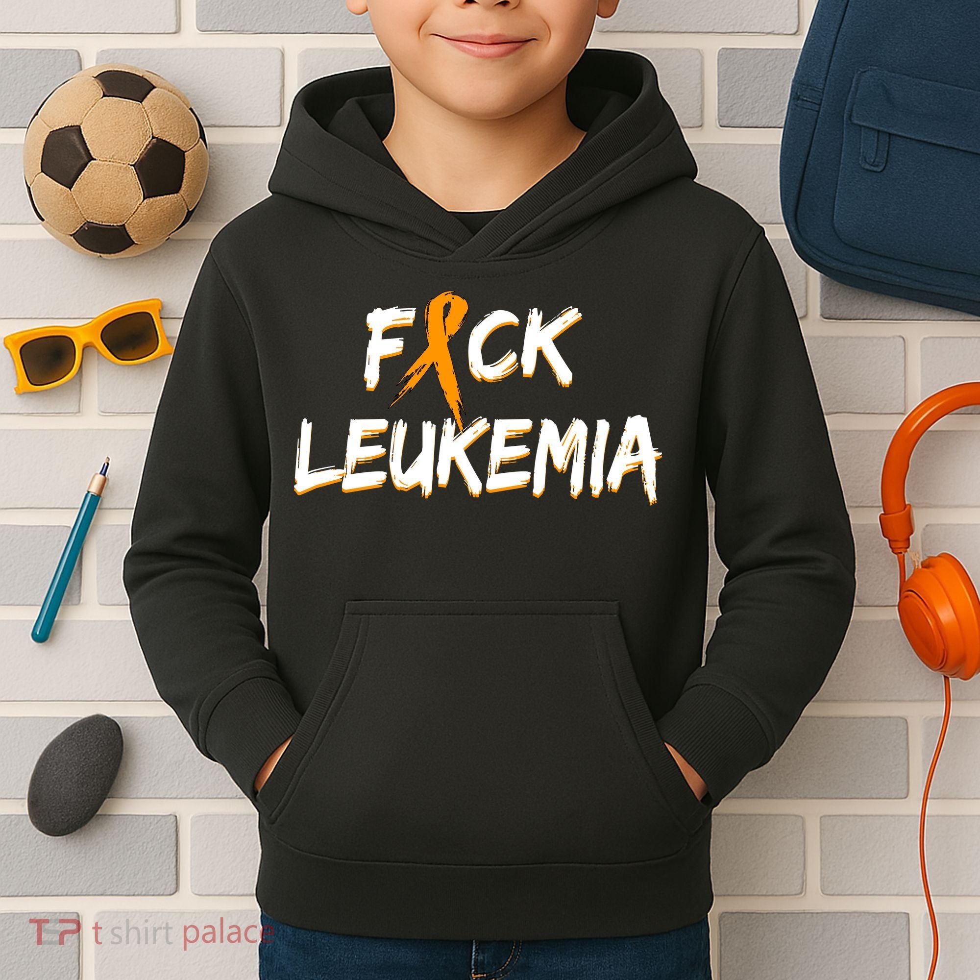 Fuck Leukemia Kids Hoodie