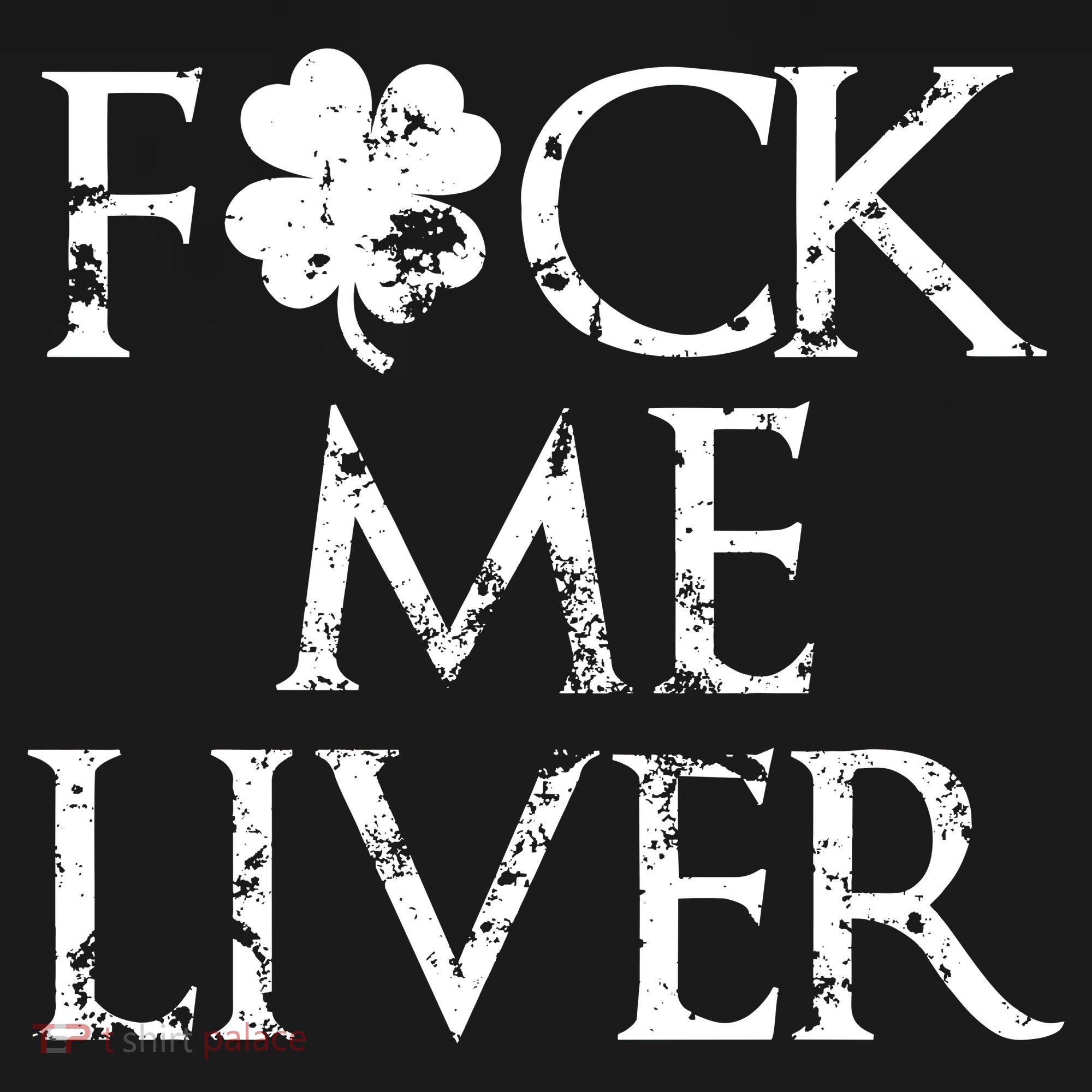 Fuck Me Liver Irish Whiskey Funny St. Patrick's Day Apron