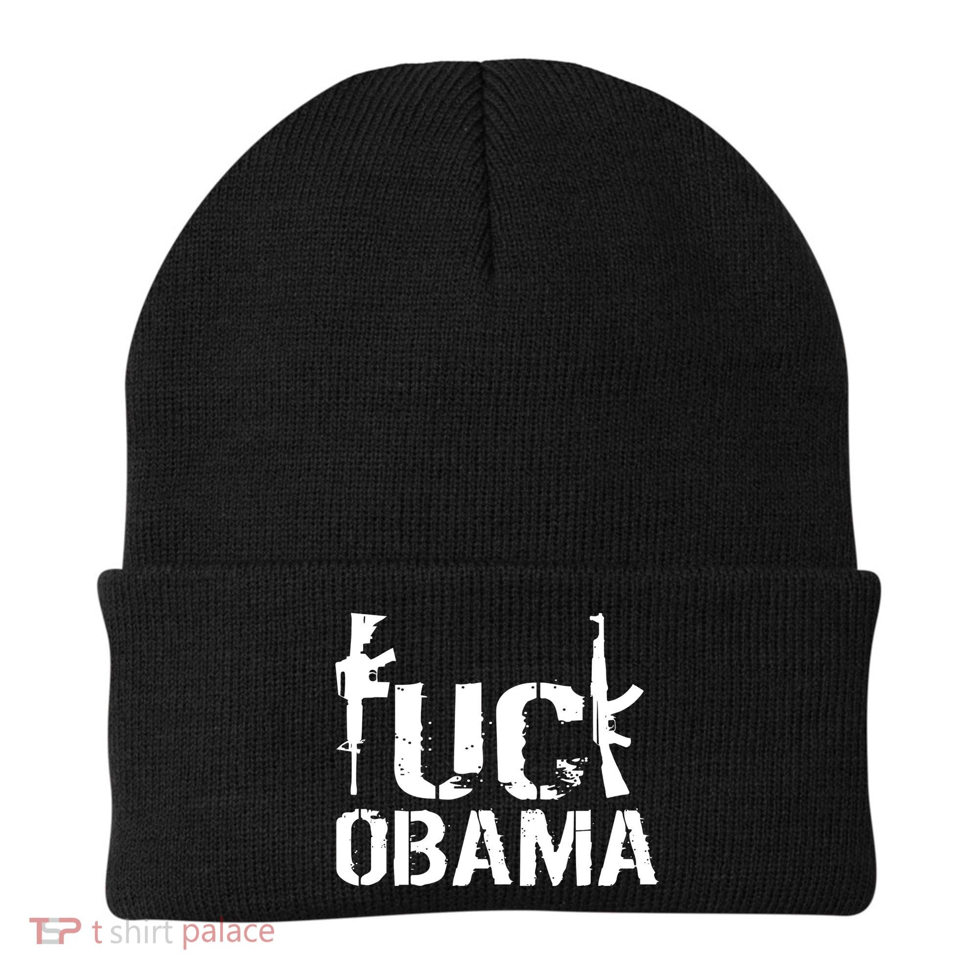 Fuck Obama Gun Rights Beanie