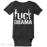 Fuck Obama Gun Rights Baby Bodysuit thumb 0