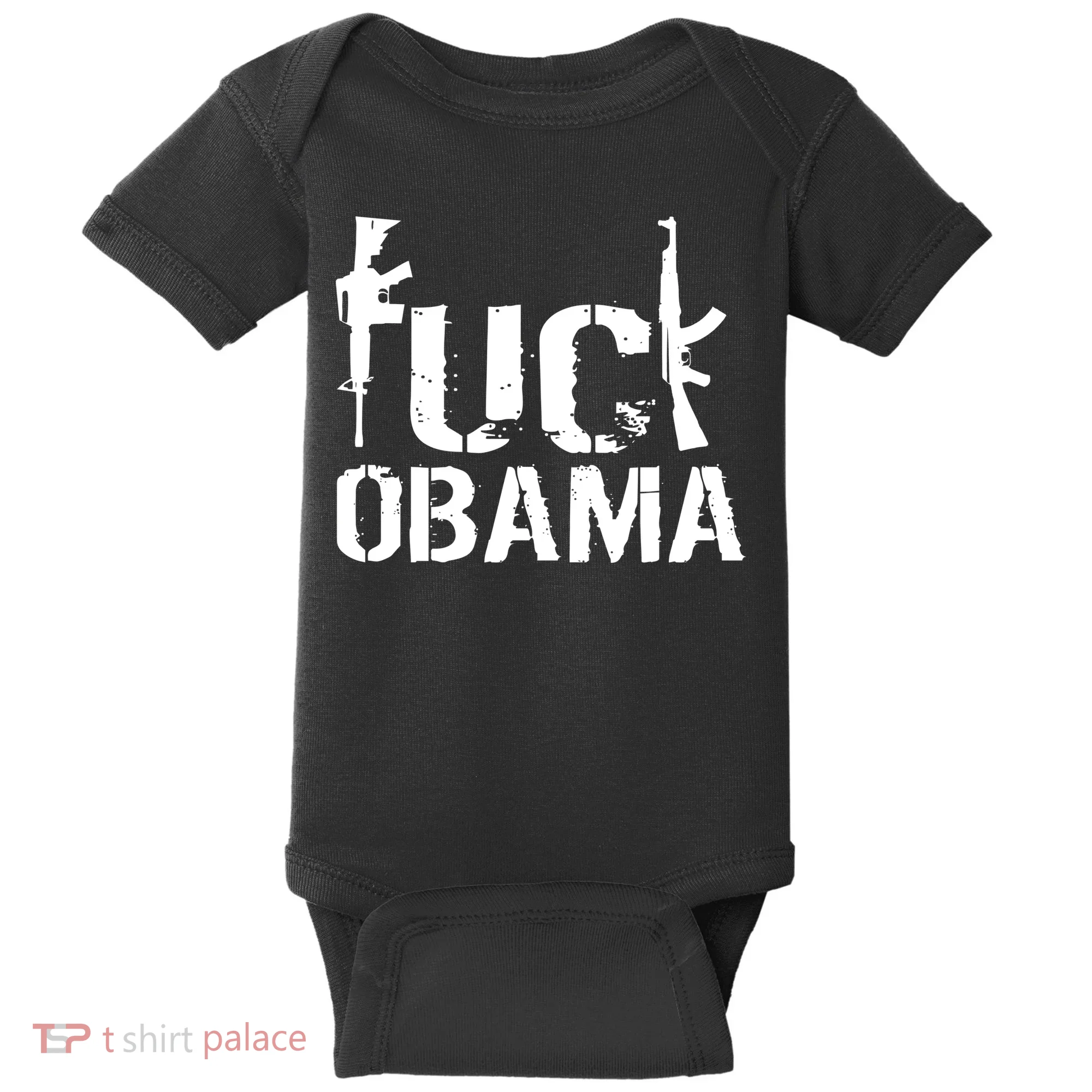 Fuck Obama Gun Rights Baby Bodysuit