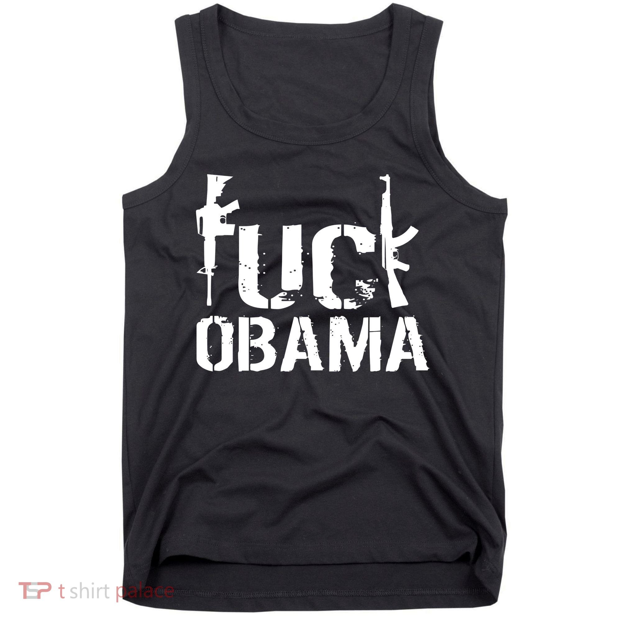 Fuck Obama Gun Rights Tank Top