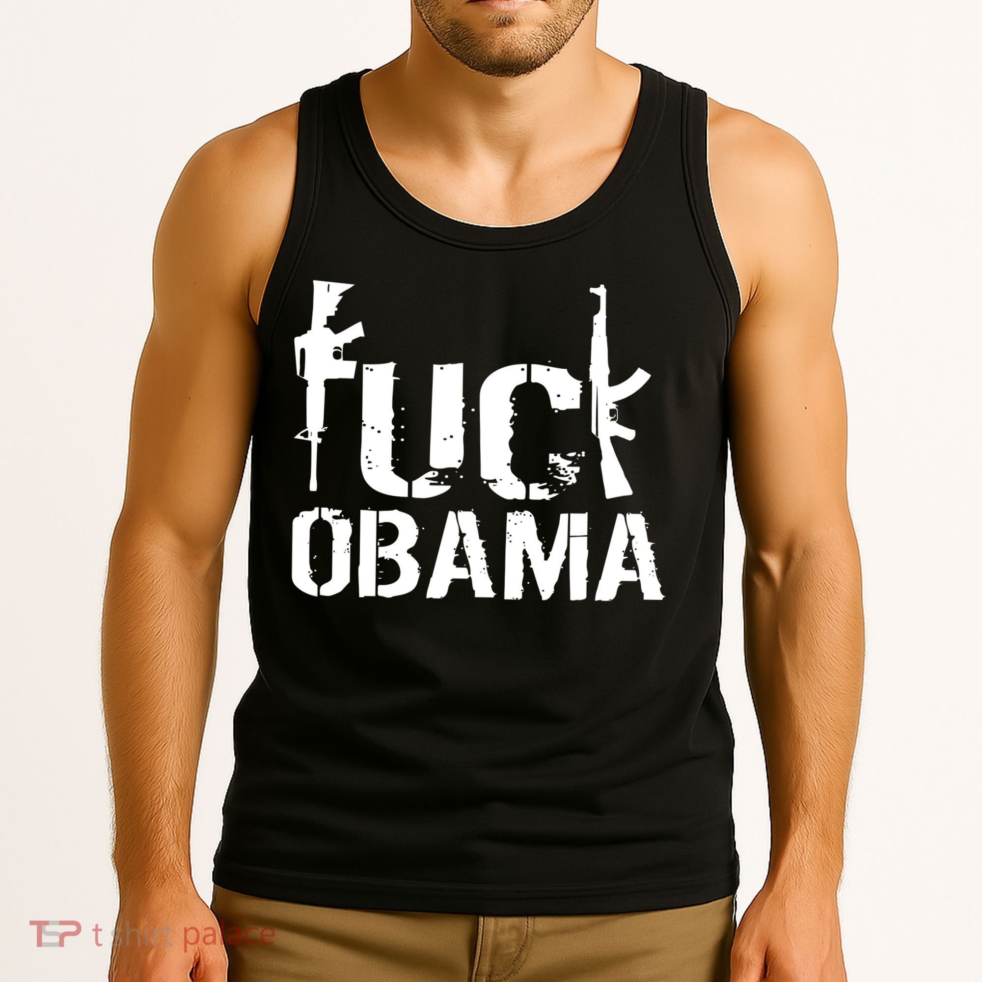 Fuck Obama Gun Rights Tank Top