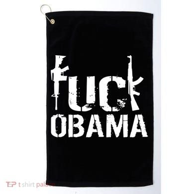 Fuck Obama Gun Rights Golf Towel