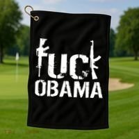 Fuck Obama Gun Rights Golf Towel thumb 1
