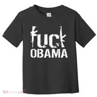 Fuck Obama Gun Rights Toddler T-Shirt thumb 0