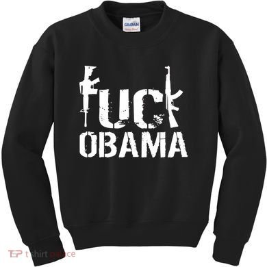 Fuck Obama Gun Rights Kids Sweatshirt