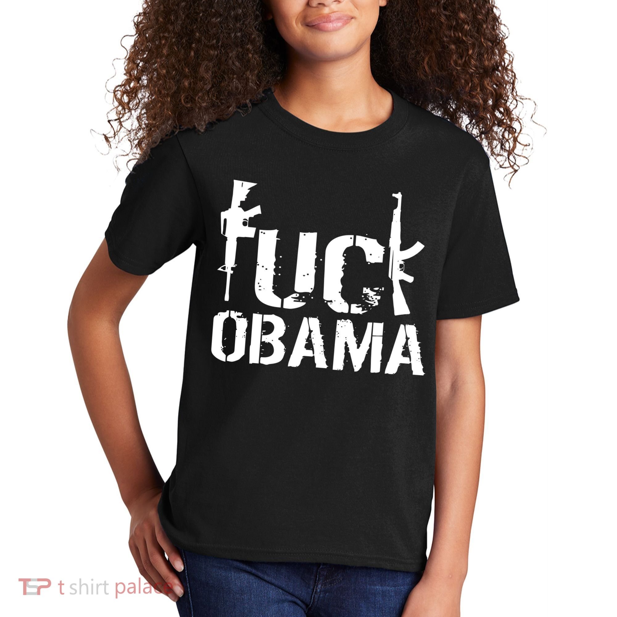 Fuck Obama Gun Rights Kids T-Shirt