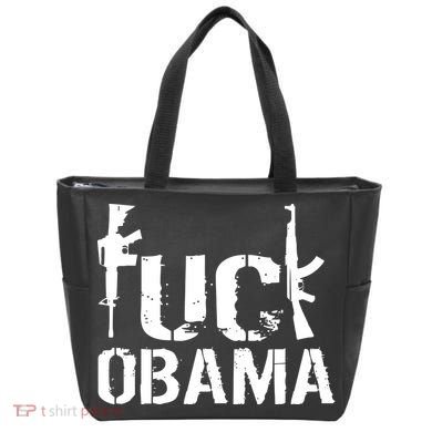 Fuck Obama Gun Rights Tote Bag