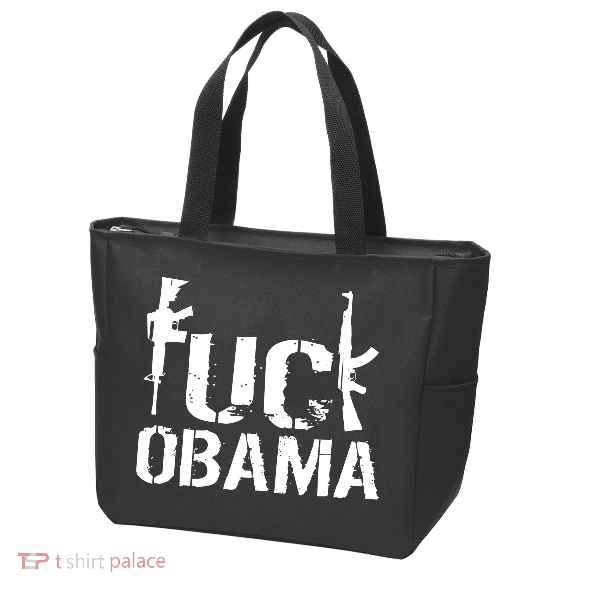 Fuck Obama Gun Rights Tote Bag