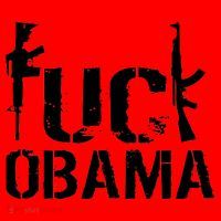 Fuck Obama Gun Rights Santa Hat thumb 1