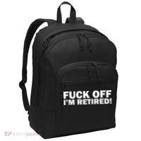 Fuck Off I'm Retired Port Authority Basic Backpack thumb 0