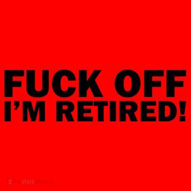 Fuck Off I'm Retired Santa Hat