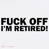 Fuck Off I'm Retired Garment-Dyed Sweatshirt thumb 2