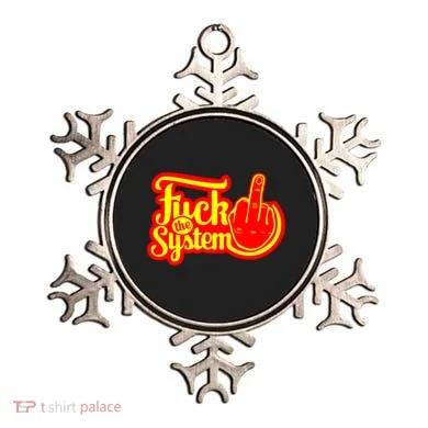 Fuck The System Ornament
