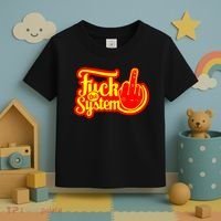 Fuck The System Toddler T-Shirt thumb 3