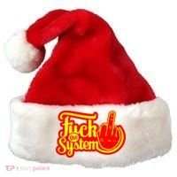 Fuck The System Santa Hat thumb 0