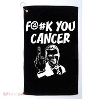 Fuck You Cancer Golf Towel thumb 0