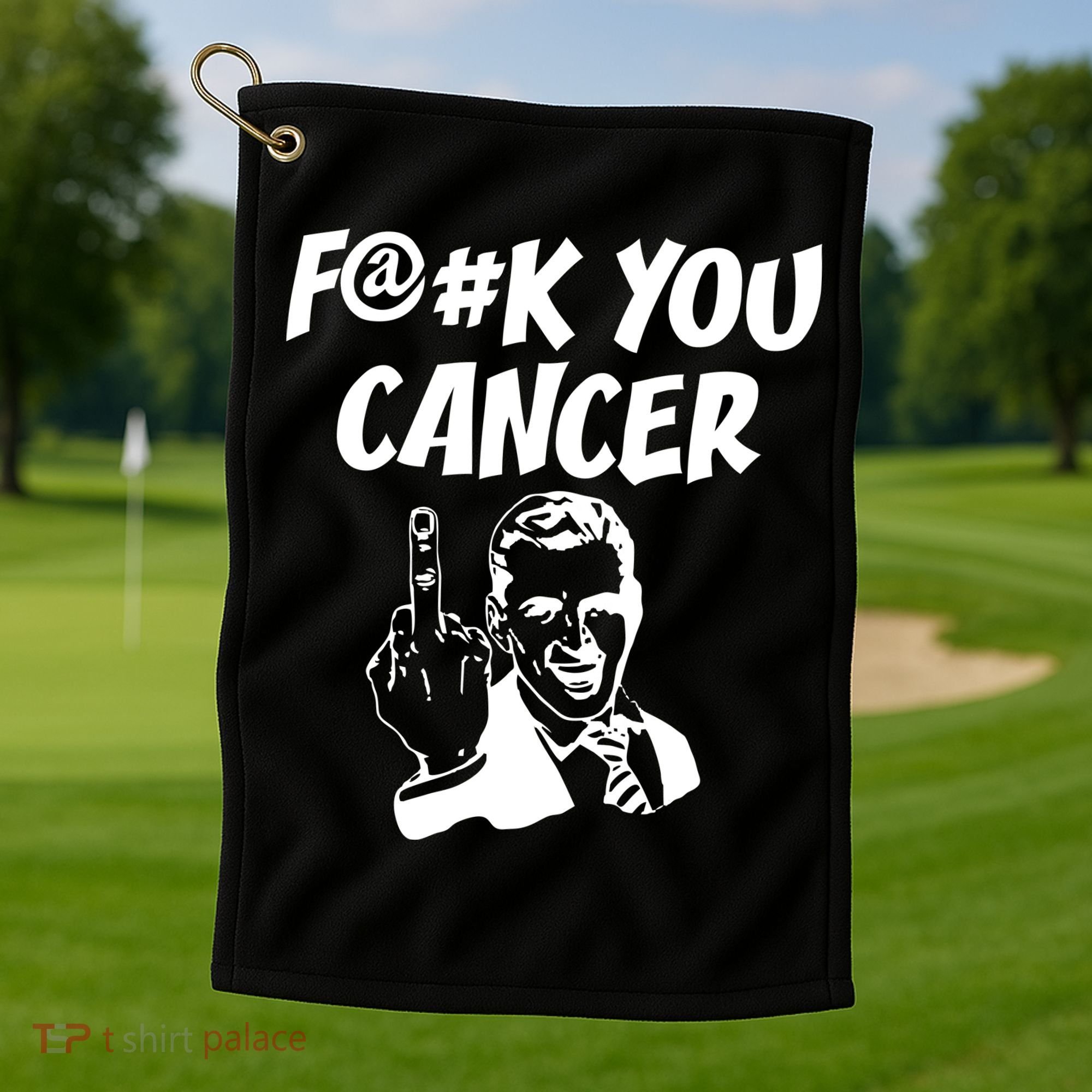 Fuck You Cancer Golf Towel