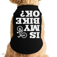 Funny Upside Down Is My Bike Ok Bicycle Sarcastic New Gift Doggie Tank thumb 0
