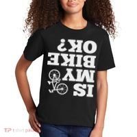 Funny Upside Down Is My Bike Ok Bicycle Sarcastic New Gift Kids T-Shirt thumb 2