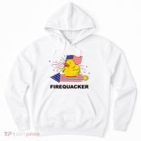 Firequacker Usa Duck Firework 4th Of July Hoodie thumb 0