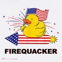 Firequacker Usa Duck Firework 4th Of July Sweatshirt thumb 3
