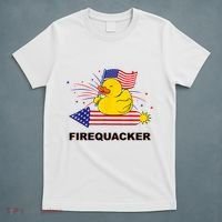 Firequacker Usa Duck Firework 4th Of July T-Shirt thumb 5
