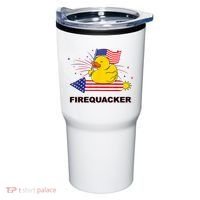 Firequacker Usa Duck Firework 4th Of July Tumbler thumb 0