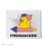 Firequacker Usa Duck Firework 4th Of July Mousepad thumb 0
