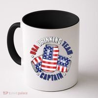 Funny USA Drinking Team Captain American Beer Cans Coffee Mug thumb 0