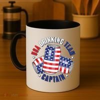 Funny USA Drinking Team Captain American Beer Cans Coffee Mug thumb 4