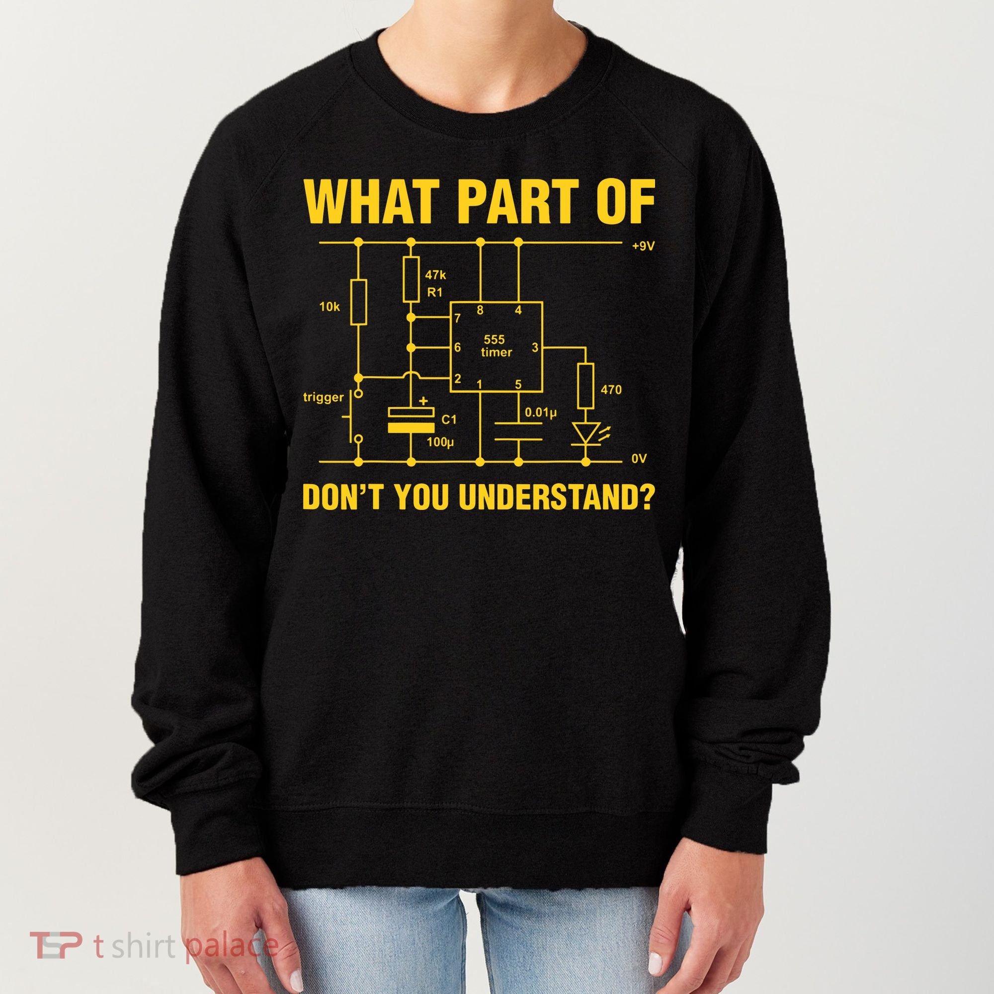 Funny Understand Electrical Electric Electrician Engineer Women's Sweatshirt