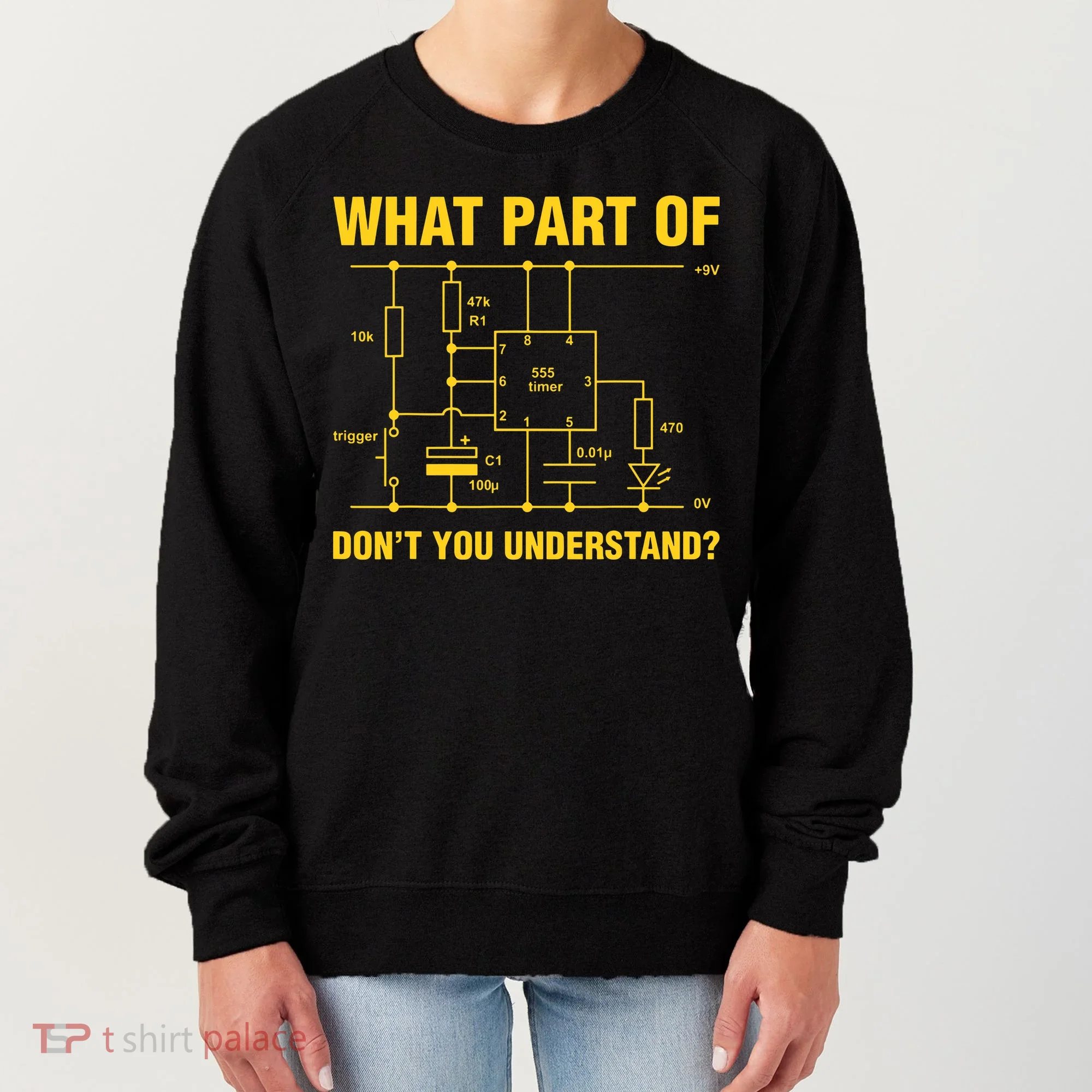 Funny Understand Electrical Electric Electrician Engineer Women's Sweatshirt