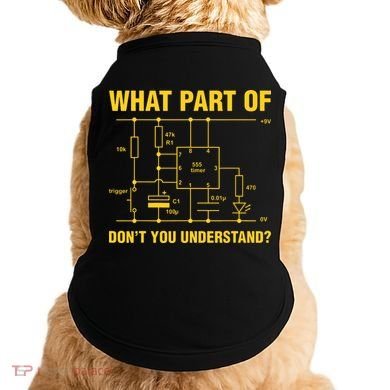 Funny Understand Electrical Electric Electrician Engineer Doggie Tank