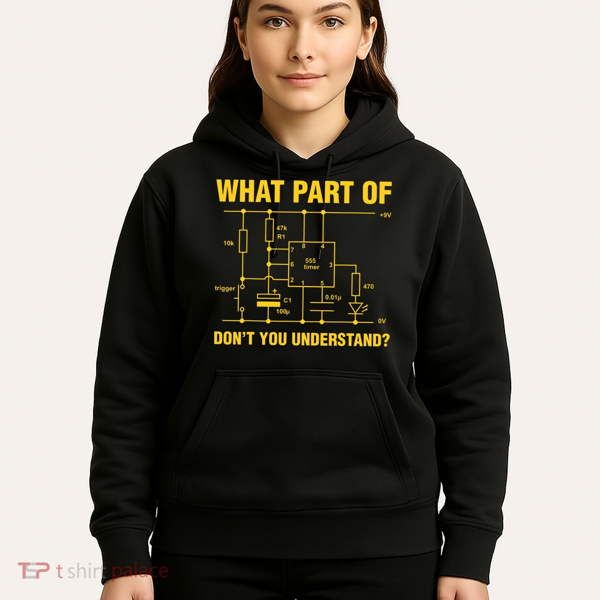 Funny Understand Electrical Electric Electrician Engineer Hoodie