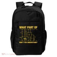 Funny Understand Electrical Electric Electrician Engineer Backpack thumb 0