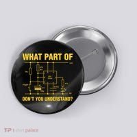 Funny Understand Electrical Electric Electrician Engineer Button thumb 0