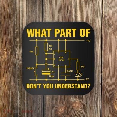 Funny Understand Electrical Electric Electrician Engineer Coaster