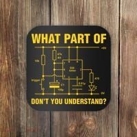Funny Understand Electrical Electric Electrician Engineer Coaster thumb 0