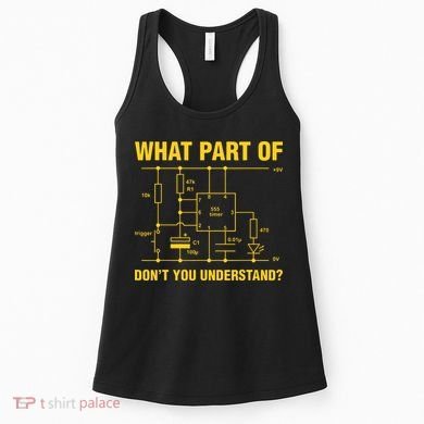 Funny Understand Electrical Electric Electrician Engineer Women's Tank Top