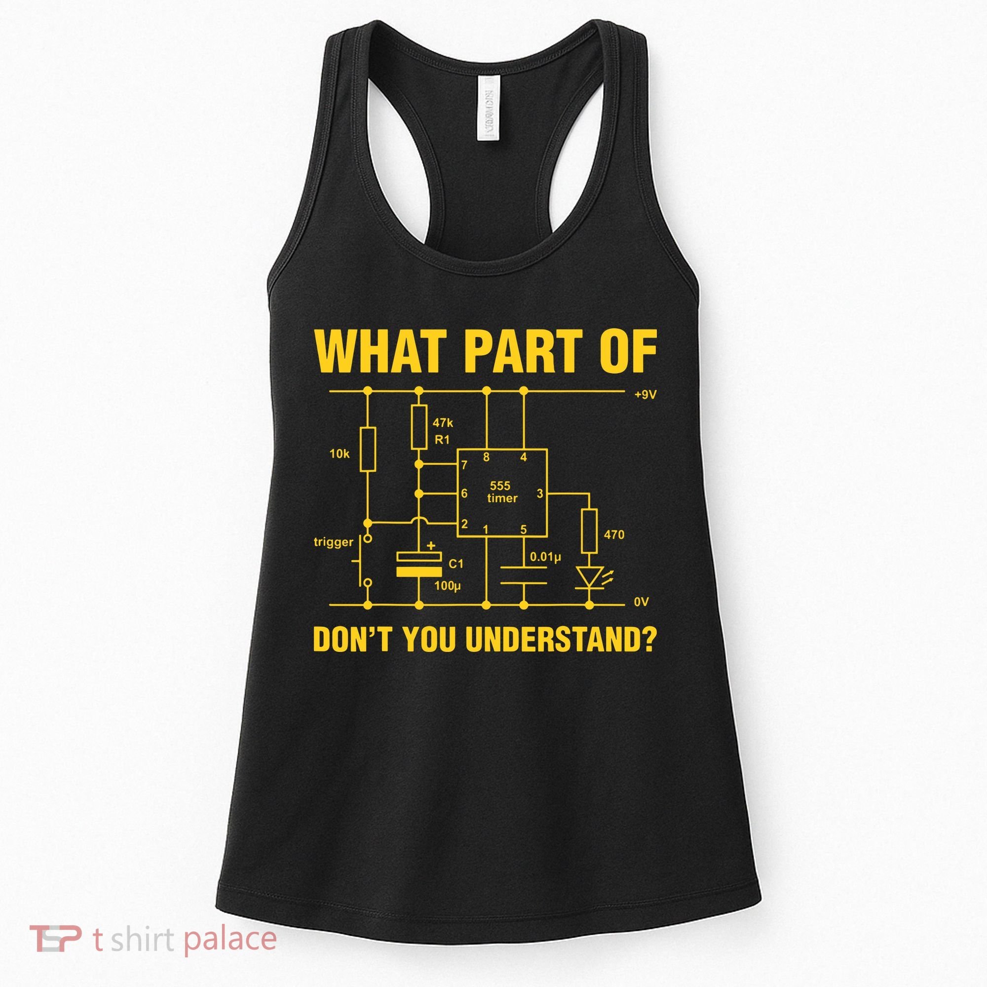 Funny Understand Electrical Electric Electrician Engineer Women's Tank Top